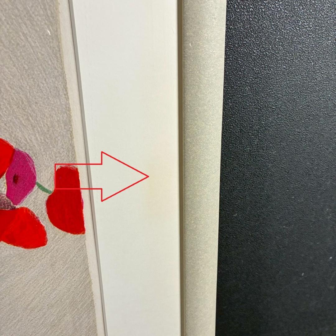 ピエール・ボンコンパン「小さなアネモネ」リトグラフ 直筆サイン入 ギャラリー販売