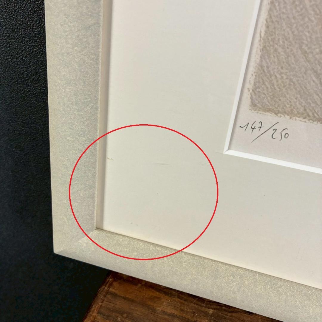 ピエール・ボンコンパン「小さなアネモネ」リトグラフ 直筆サイン入 ギャラリー販売