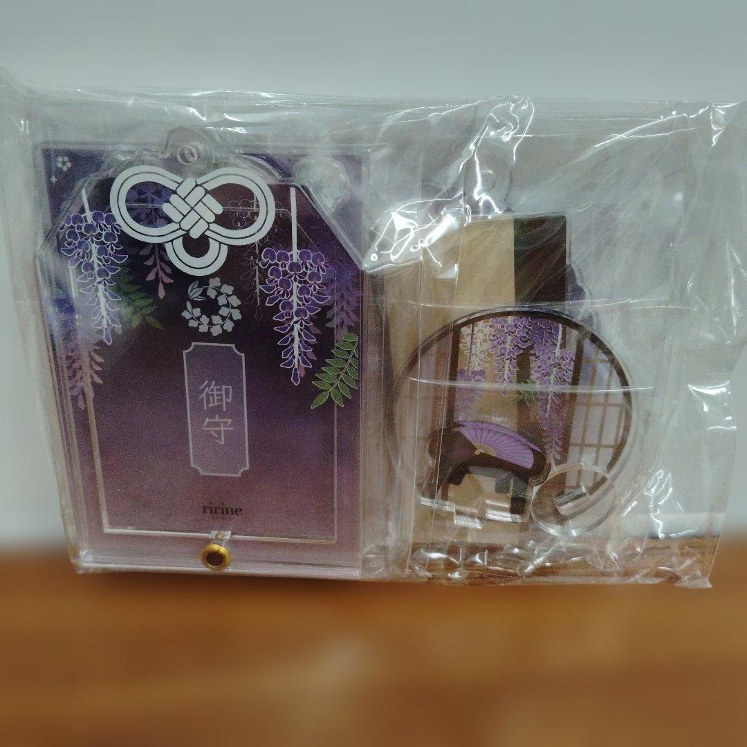 FUKUYA　お守り　ミニアクリフレーム　和花藤　紫陽花セット