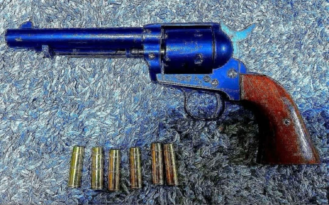 タナカ　SAA ガスガン　シリンダー木製ストックカスタム　m870 モーゼル