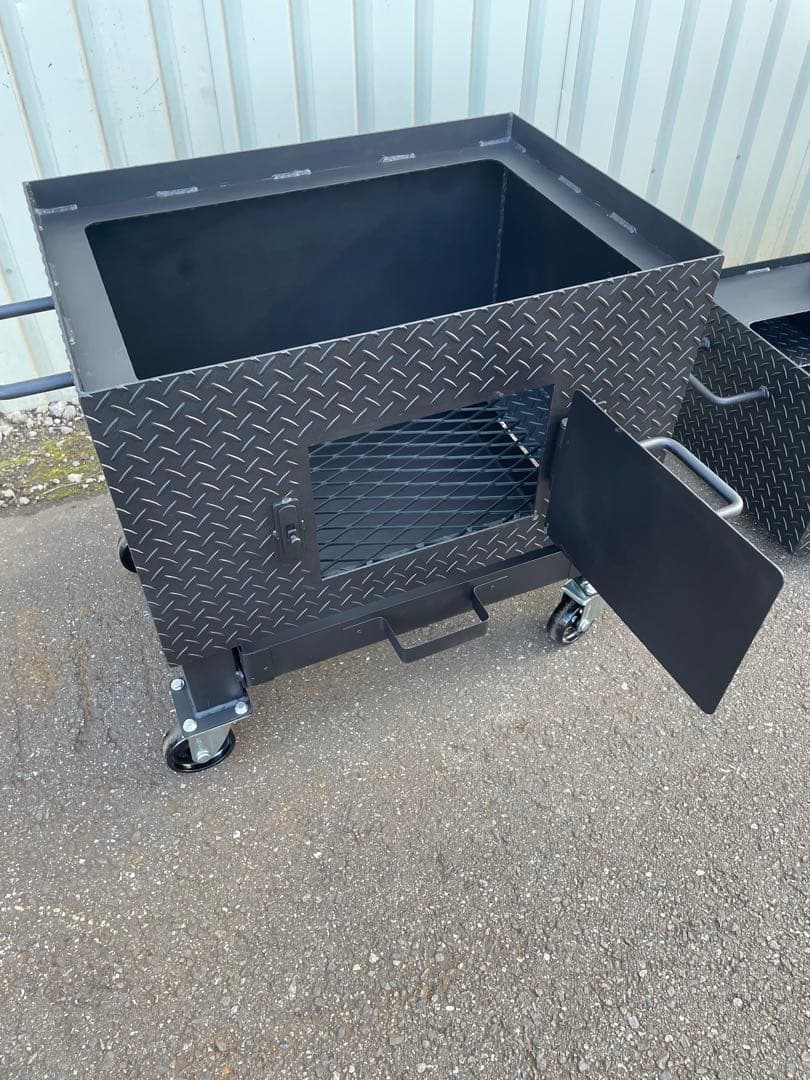 【新品・鉄製】石焼き芋焼き機・BBQ鉄板焼き機