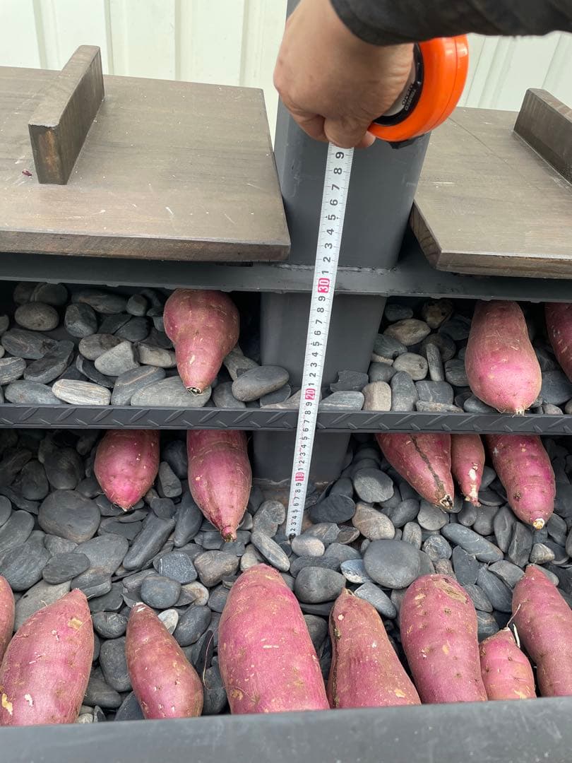 【新品・鉄製】石焼き芋焼き機・BBQ鉄板焼き機