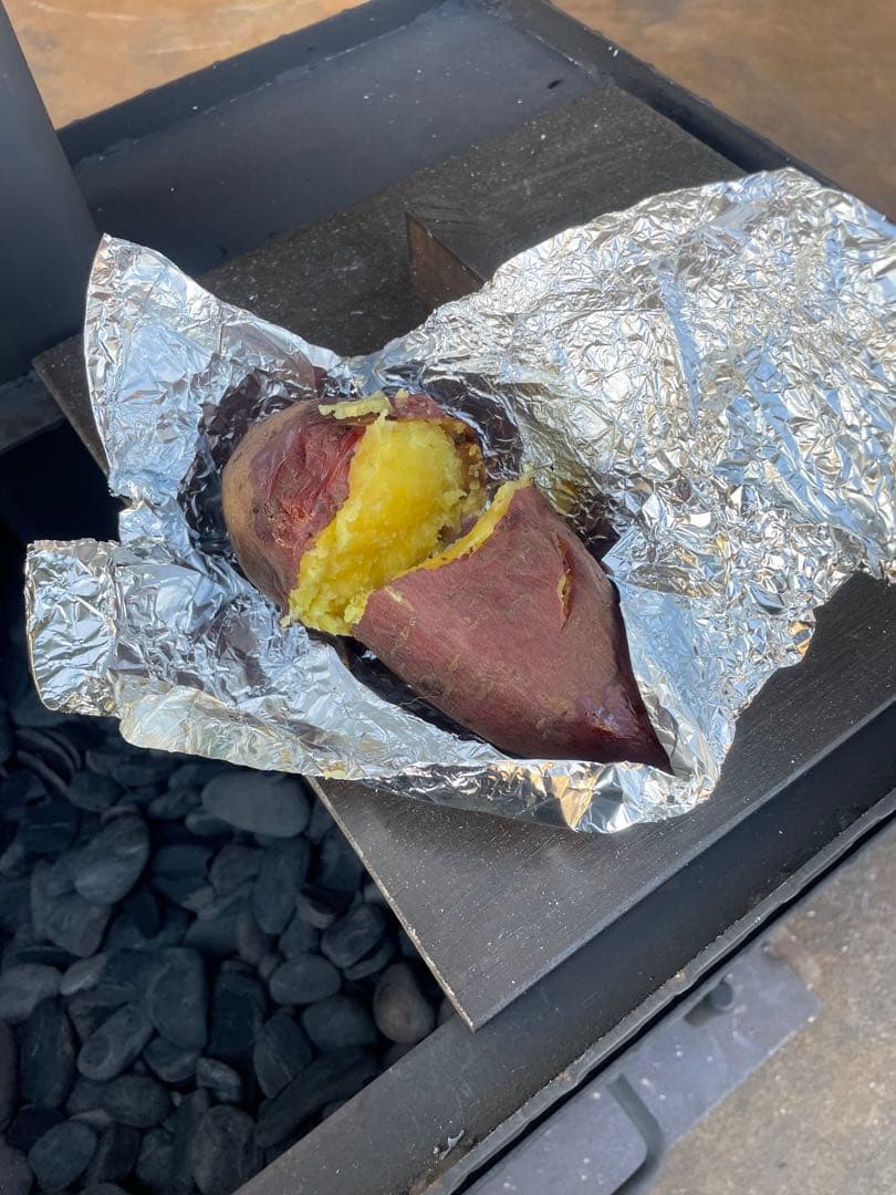 【新品・鉄製】石焼き芋焼き機・BBQ鉄板焼き機