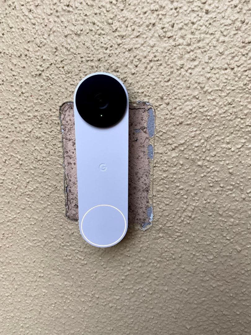 Google Nest Doorbell　バッテリー式　チャイム、電源トランス付