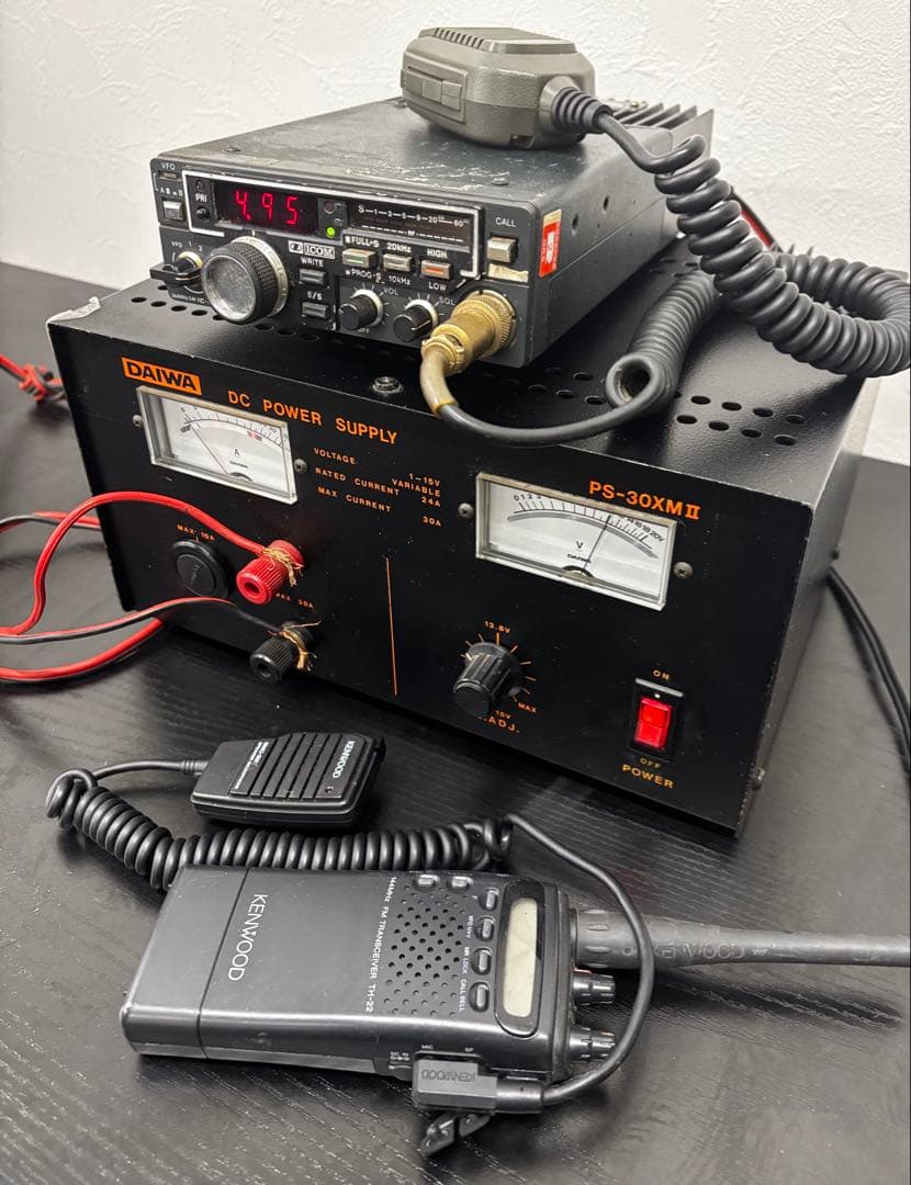 DAIWA PS-30XM II DC.アマチュア無線 ICOM IC-25D