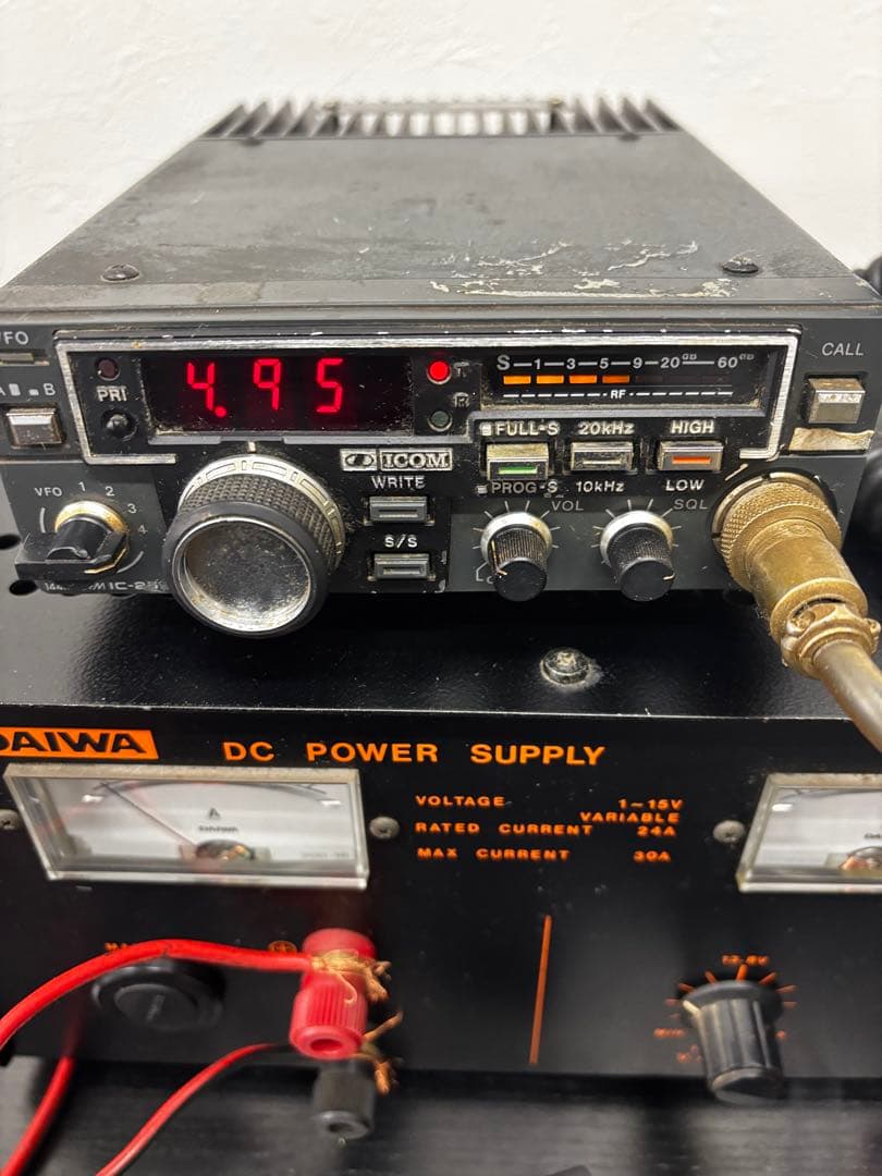 DAIWA PS-30XM II DC.アマチュア無線 ICOM IC-25D