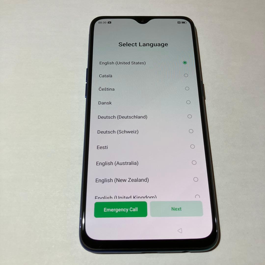 OPPO Reno A 64GB ブルー 本体 android