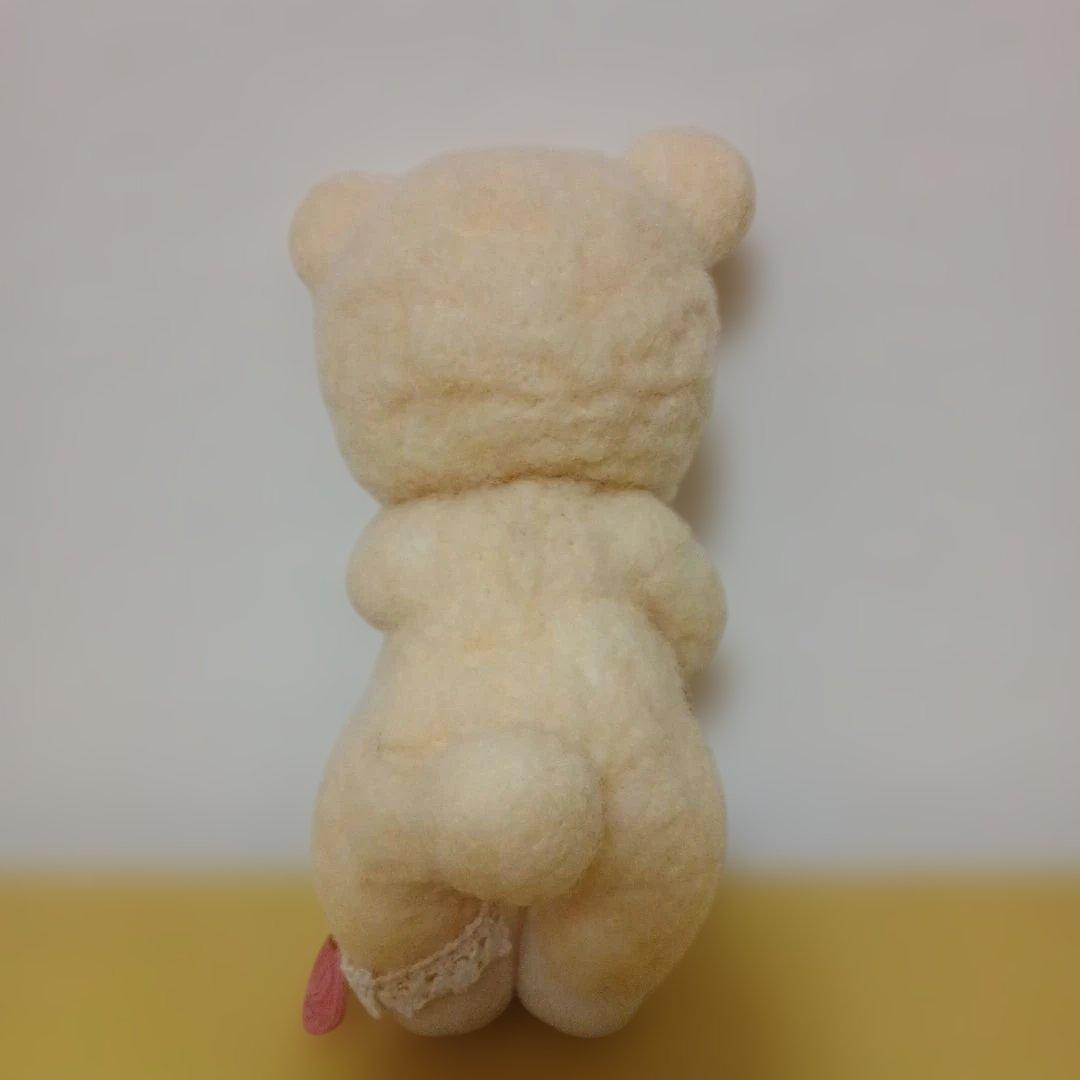 作家様　クマ　クリーム色　ぬいぐるみ