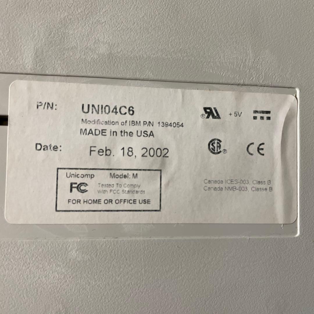 【未使用希少品】IBM PS/2 Model M 2002年製　USB変換付き