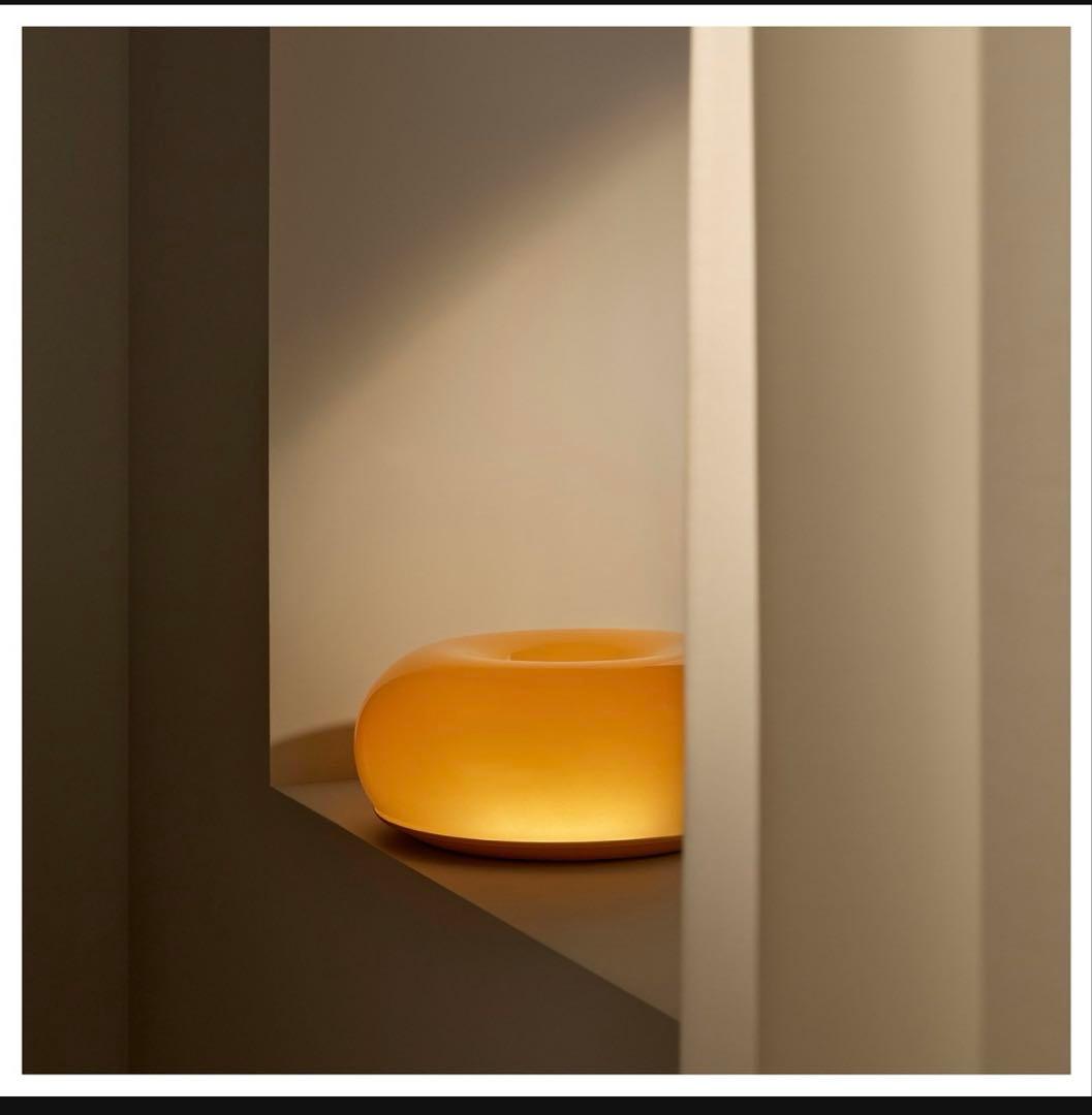IkEA VARMBLIXT LEDテーブルウォールランプ 30cm オレンジ