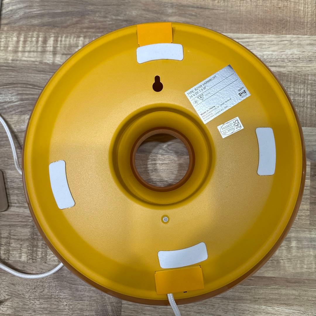 IkEA VARMBLIXT LEDテーブルウォールランプ 30cm オレンジ