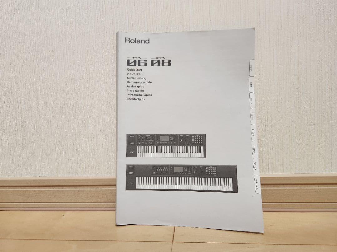 訳あり　Roland FA-08 88鍵 シンセサイザー ケース付　送料込み