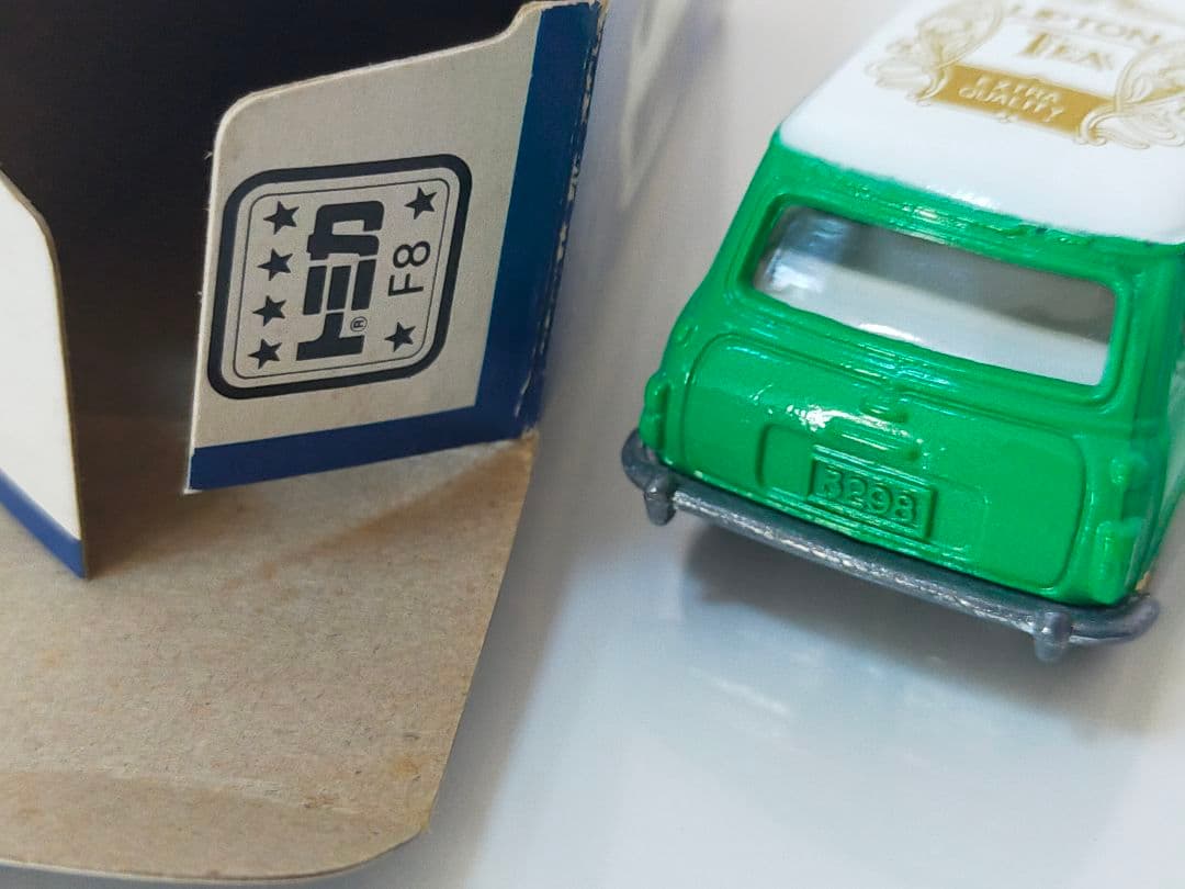 リプトン BLMC ミニクーパー 青箱 トミカ 日本製 耳あり