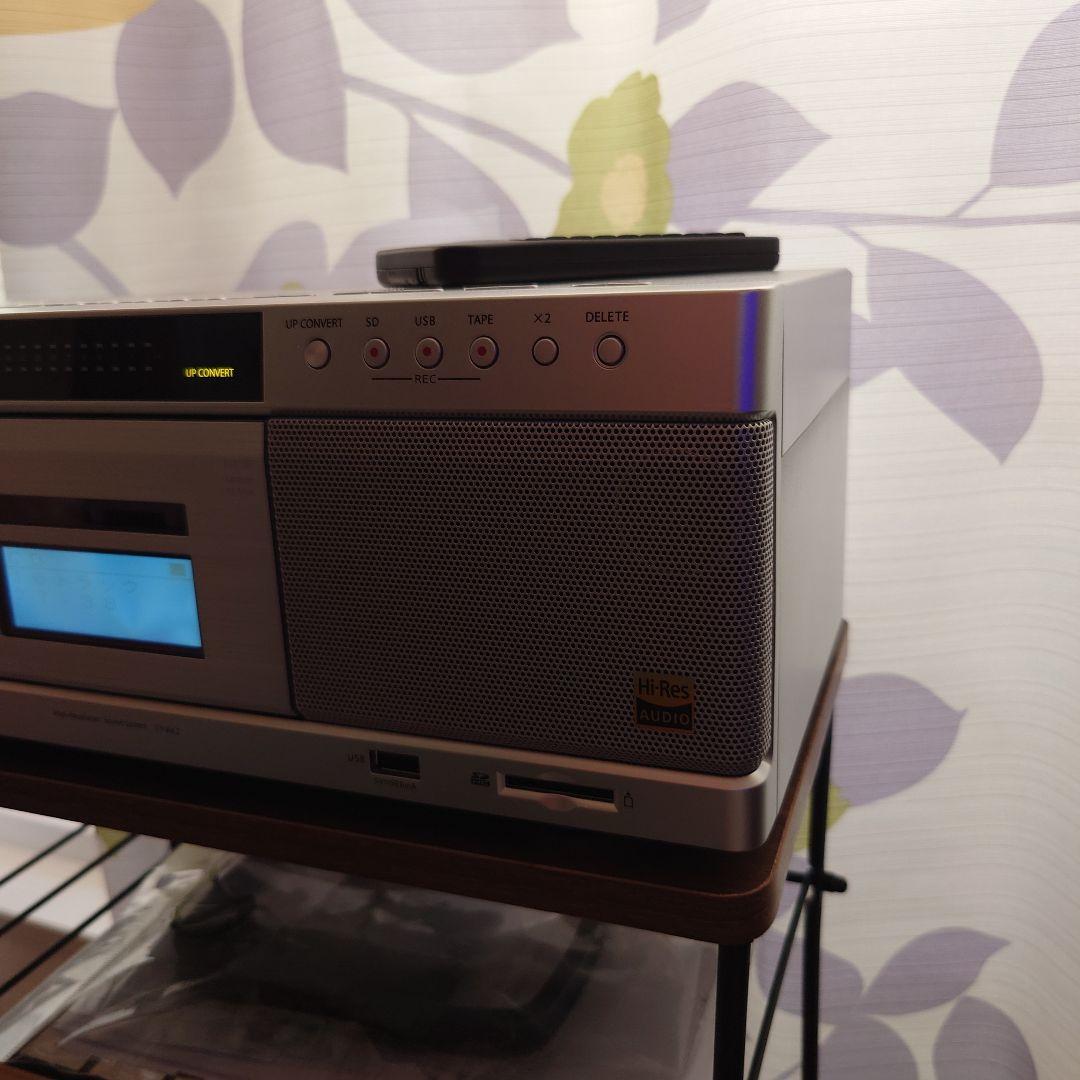 Aurex 東芝　CDラジカセ TY-AK2 シルバー
