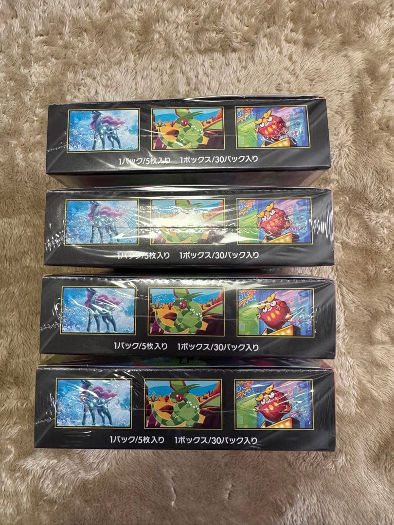 【シュリンク付き】ポケモンカードゲーム MEGAインフェルノX 4box