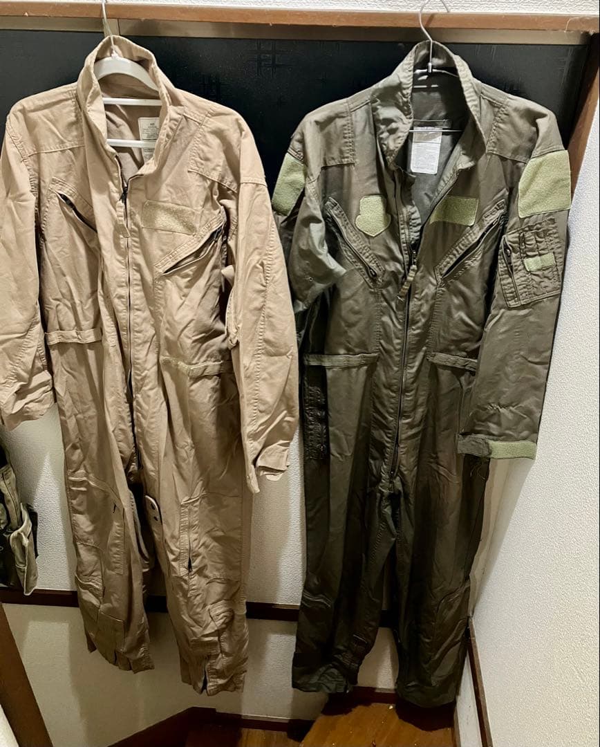 米軍放出品　CWU-27P ノーメックスフライトスーツ　2色セット　でっかいです