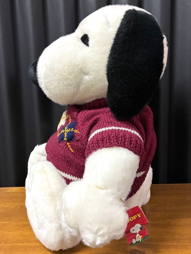 スヌーピー　ぬいぐるみ　セーター　特大　レアもの　未使用　RD