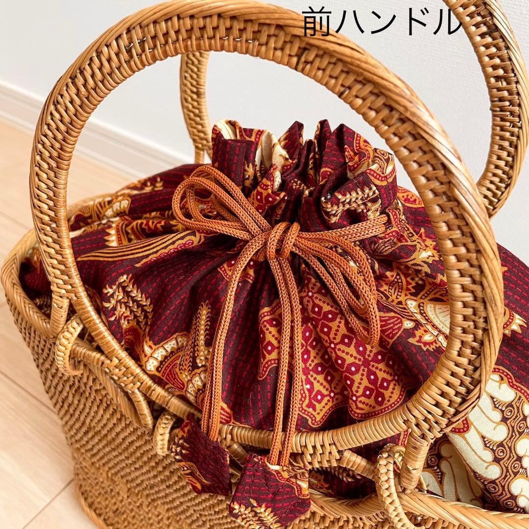 【未使用品】ナルミニさんのアタバッグ　かごバッグ