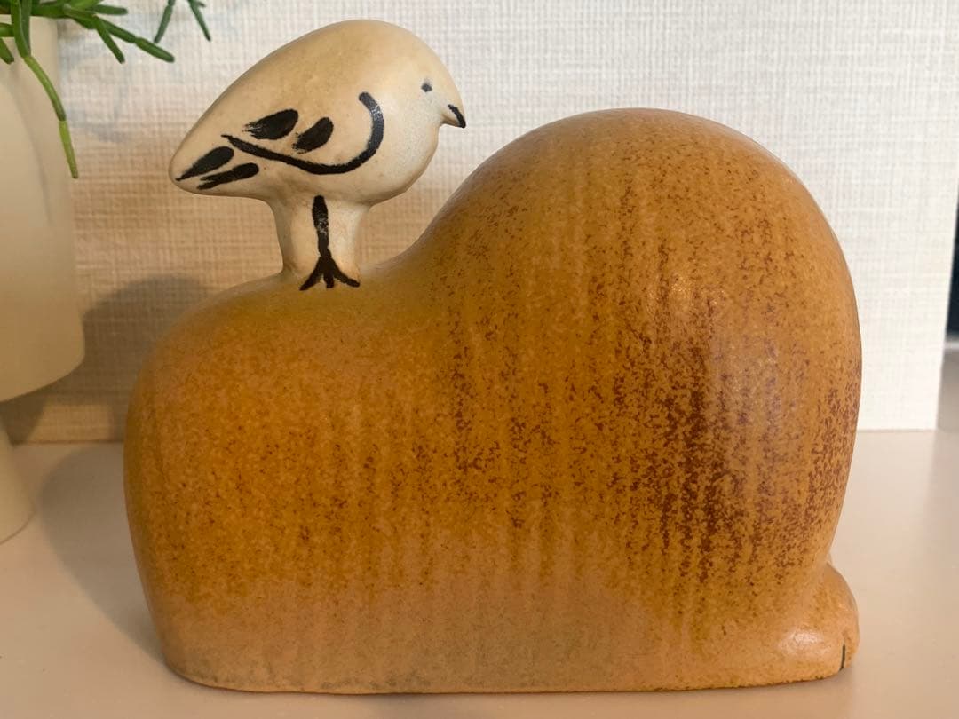Lisa Larson リサラーソン ライオンと鳥 idee イデー