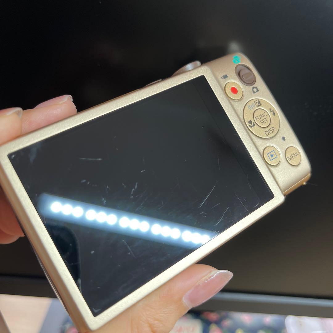 【動作確認•初期化済み】Canon IXY 620F ゴールド 本体とバッテリー