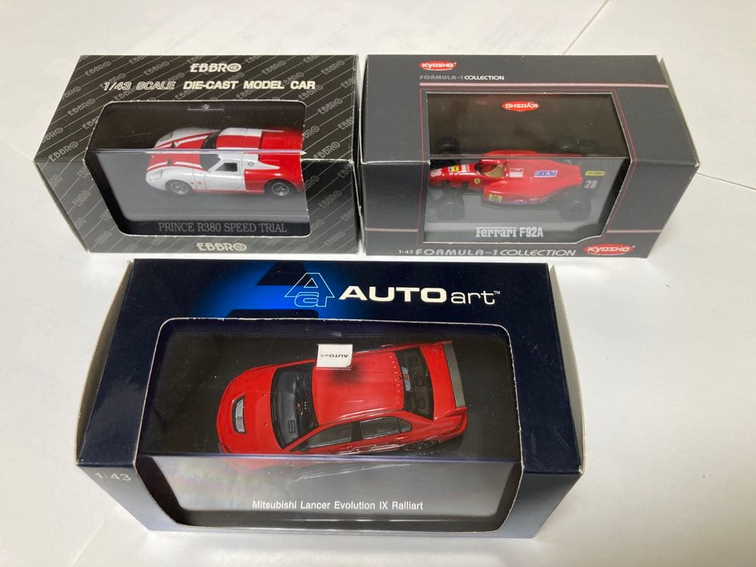 AUTOart 1/43 三菱ランサーエボリューションIXラリーアート　全3台