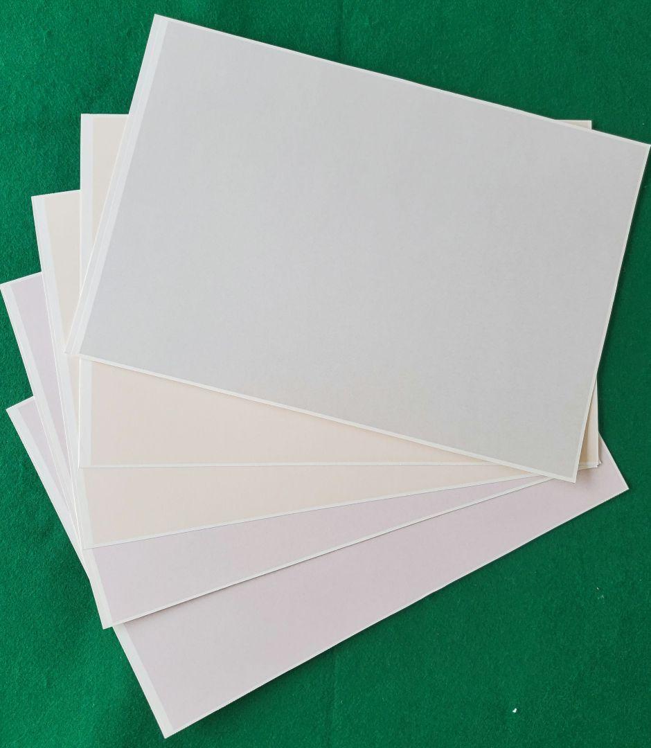 単色無地転写紙　４０色　５５枚　ヴォーグ　新品未使用　ポーセラーツ