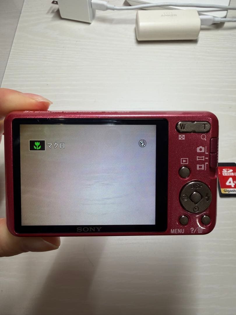 ソニー　サイバーショット Cybershot DSC-W570 デジカメ　ピンク