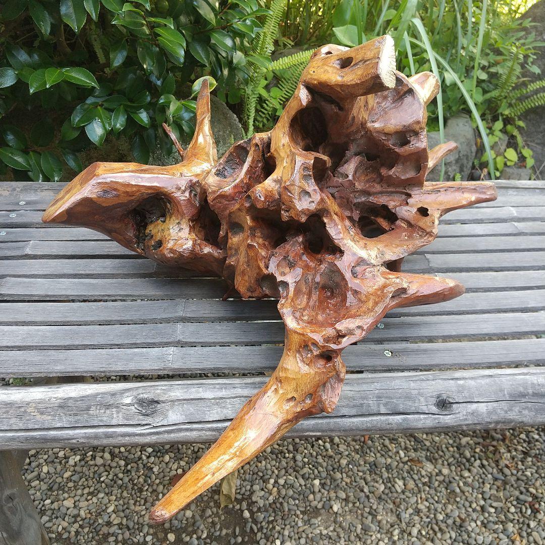 【 骨董品 】 木の根 古木 流木 置物 オブジェ