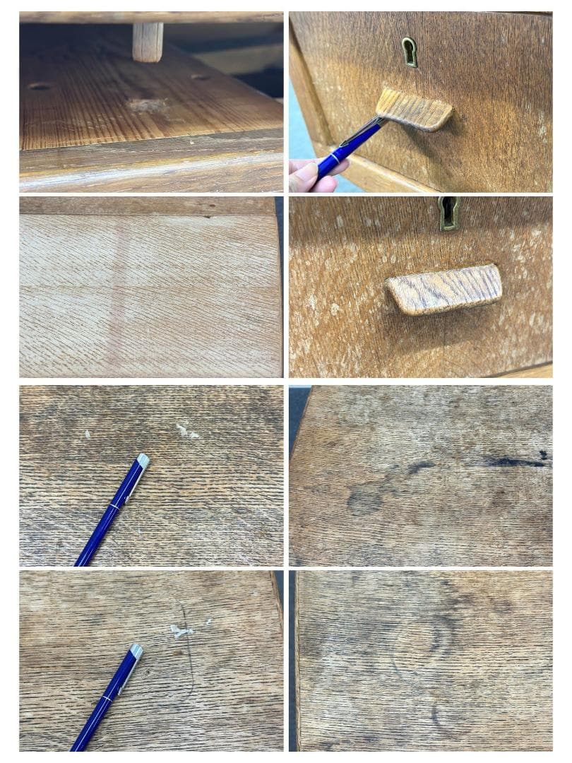 北欧ヴィンテージ　デンマーク　デスク　両面引き出し　天板拡張　ダイニングテーブル