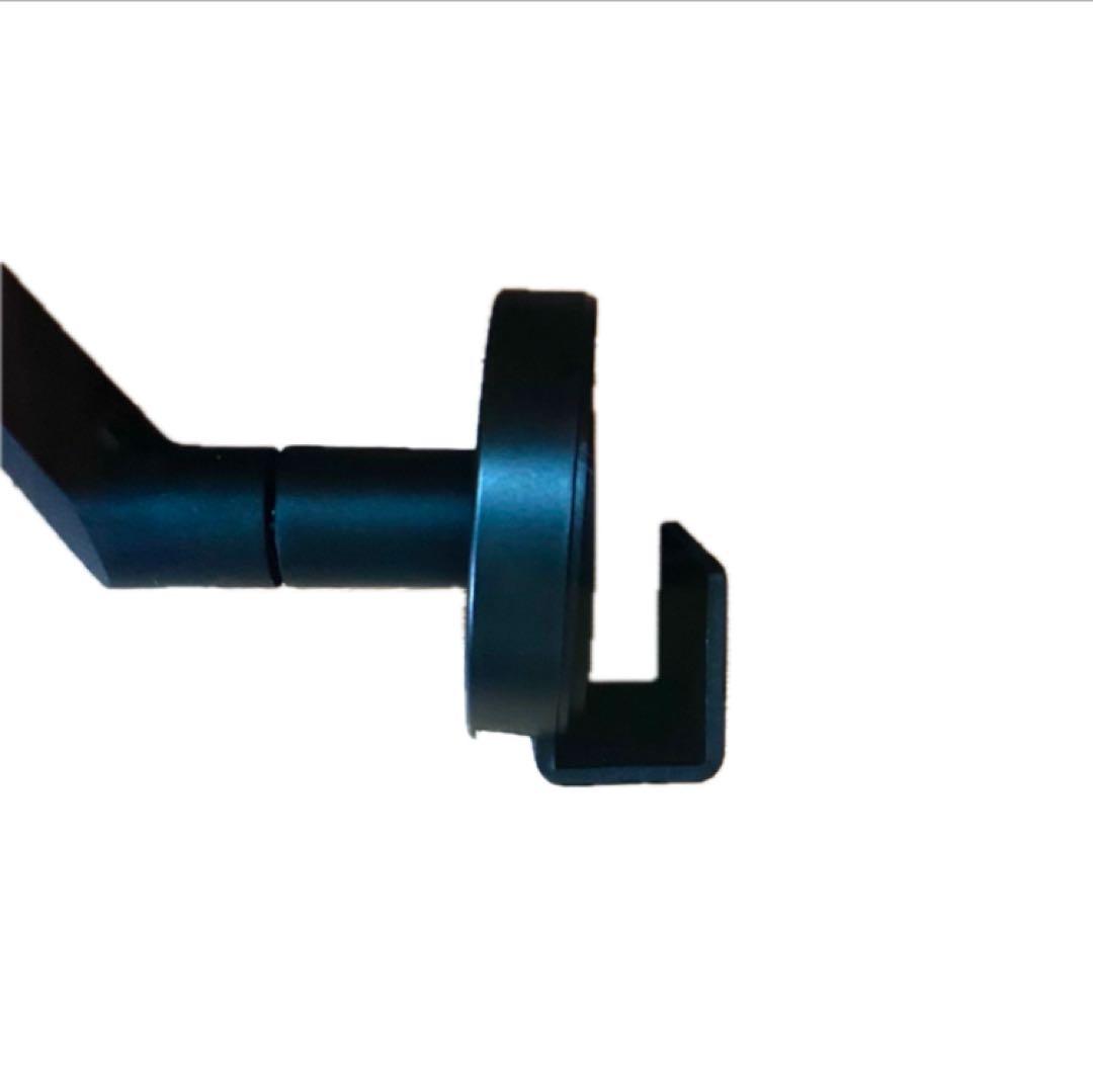 デュアルモニターアーム ブラック2画面