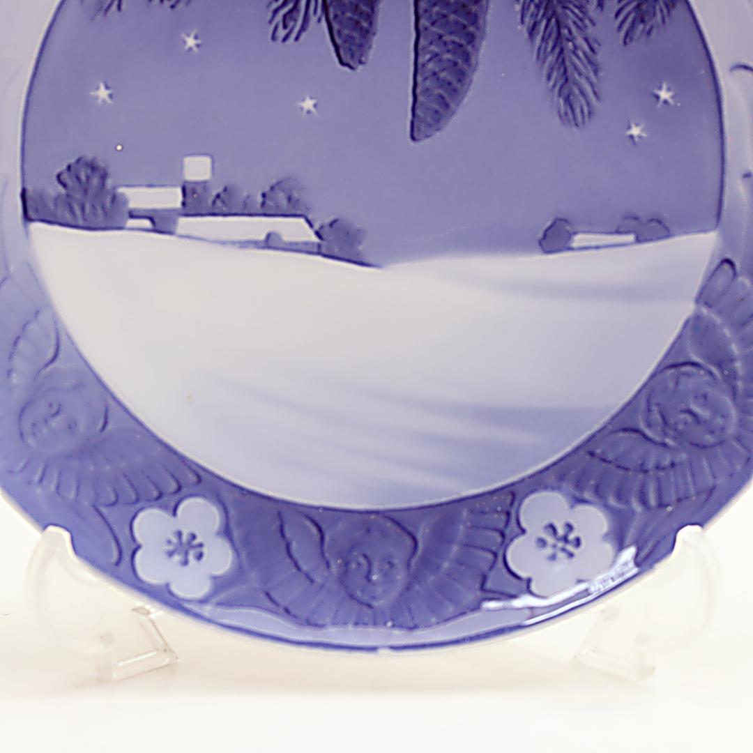 1909年 「デンマークの冬景色」 イヤープレート ロイヤルコペンハーゲン