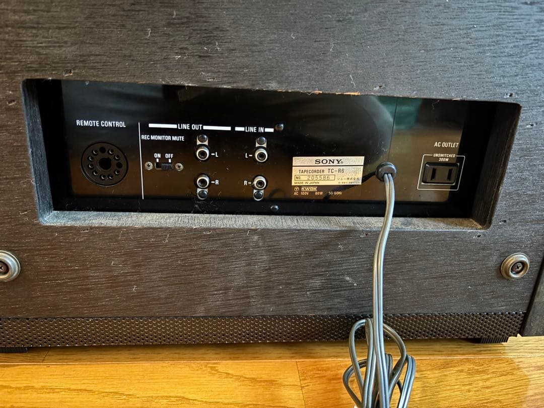 SONY TC-R6 オープンリールデッキ　ジャンク品