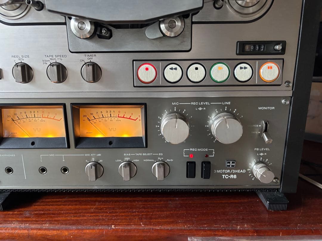 SONY TC-R6 オープンリールデッキ　ジャンク品
