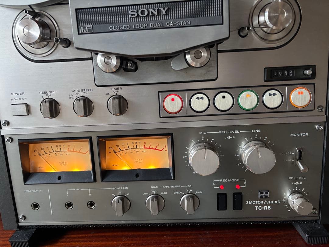 SONY TC-R6 オープンリールデッキ　ジャンク品