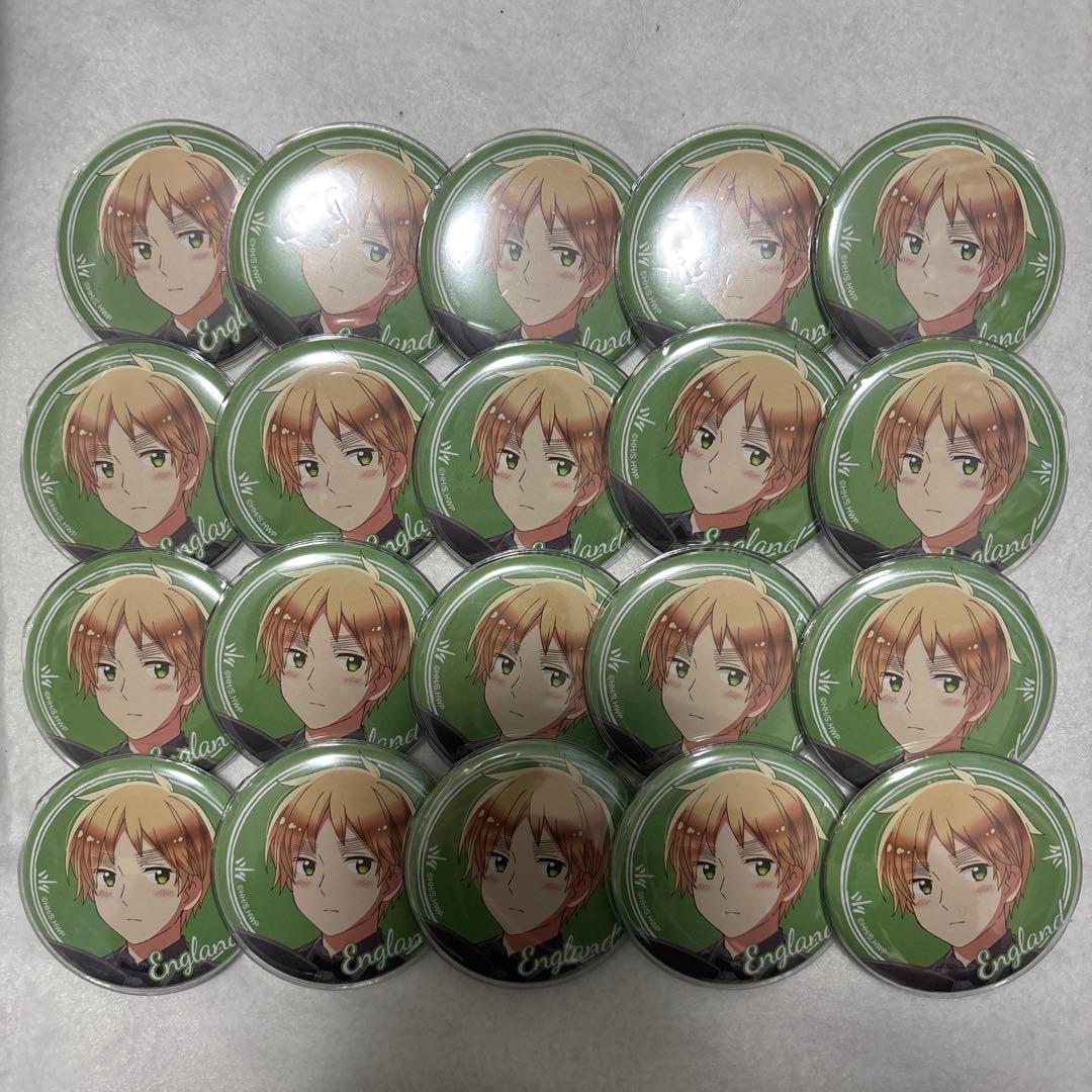 ヘタリア イギリス ブラックフォーマル 缶バッジ