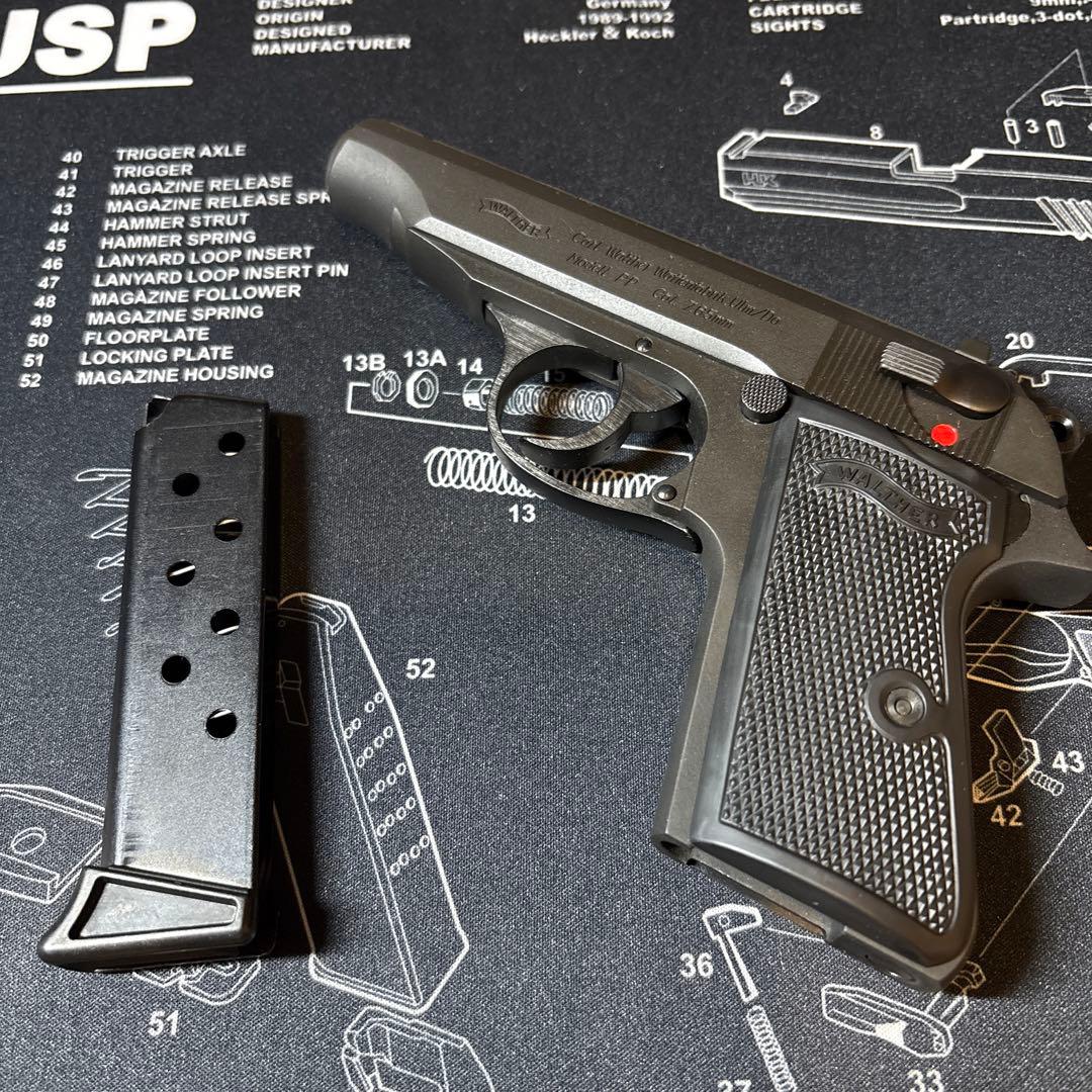 マルシン　ワルサーPP モデルガン　完成品　ブラックHW ヘビーウェイト