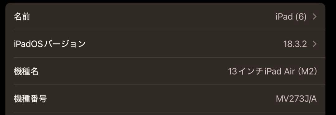 13インチiPad Air Wi-Fi M2 128GB - スペースグレイ本体