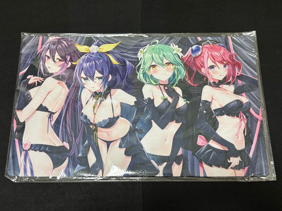 遊戯王 柚子 セレナ リン 瑠璃 スリーブ プレイマット　ミッドナイトブルー