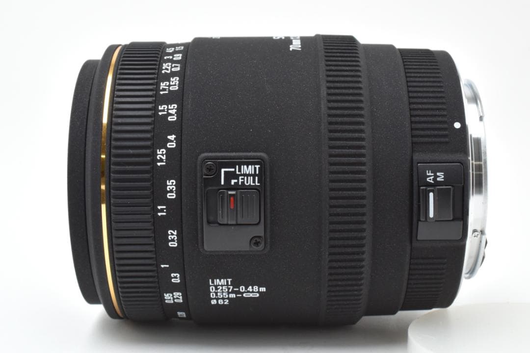 超美品 Sigma AF 70mm F2.8 DG MACRO EX Canon