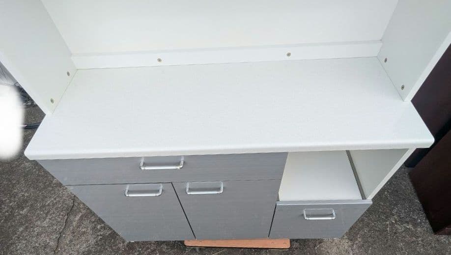 直接引き取りor自社配送限定ユーアイ アガペー 2レンジボード食器棚 幅44cm