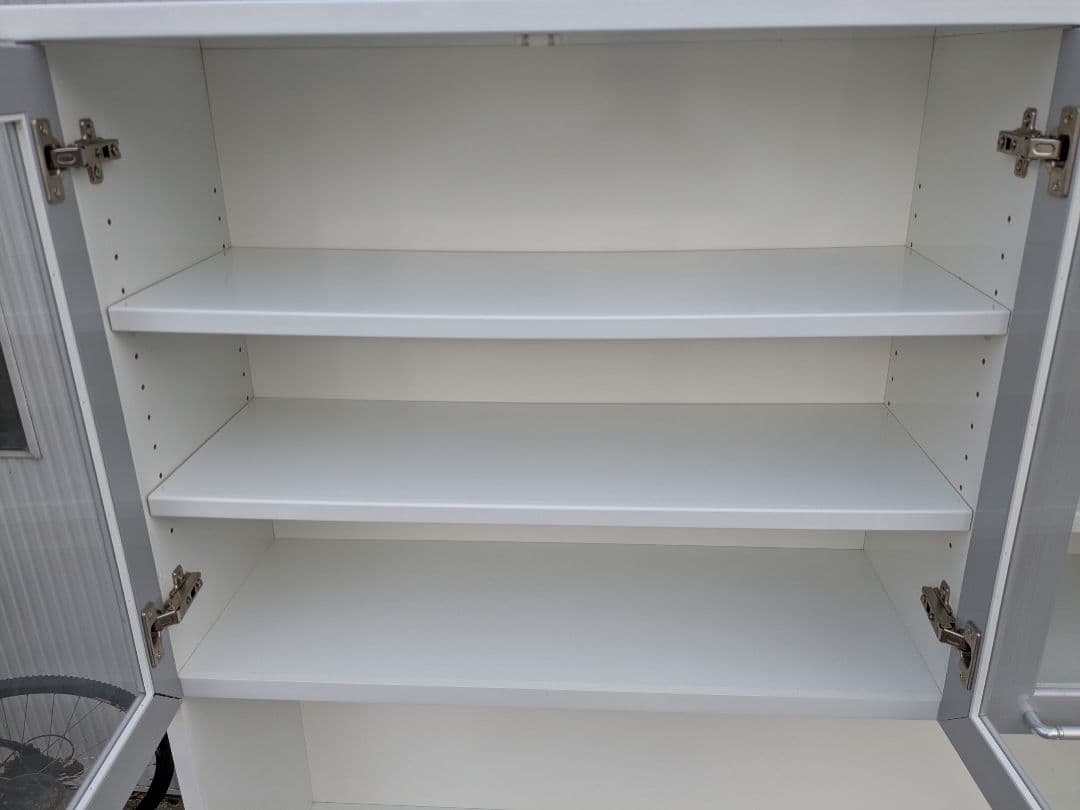 直接引き取りor自社配送限定ユーアイ アガペー 2レンジボード食器棚 幅44cm