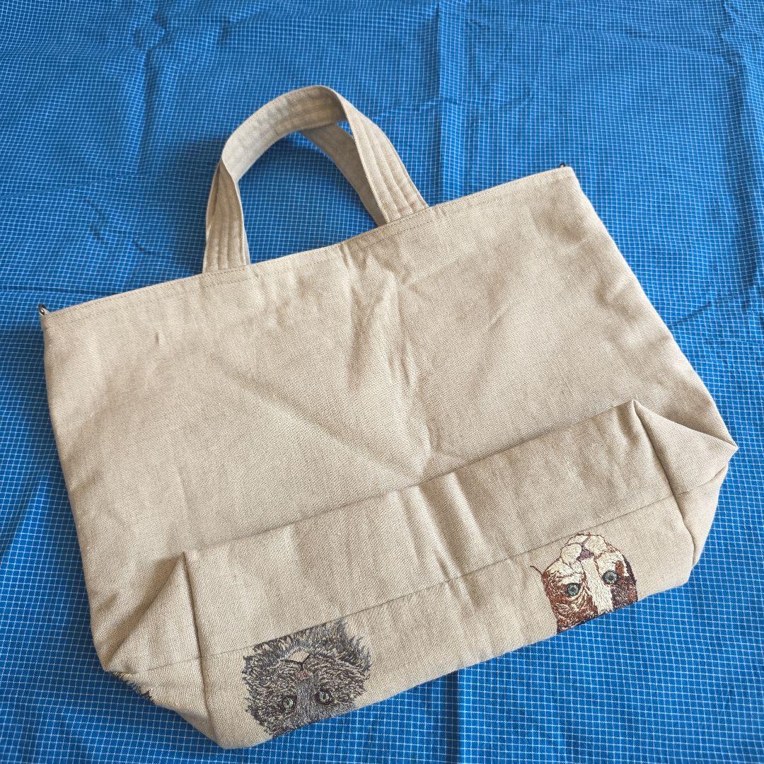 ❁ハンドメイドになります❁ 　CORAL&TUSK 横型トートバッグバッグ