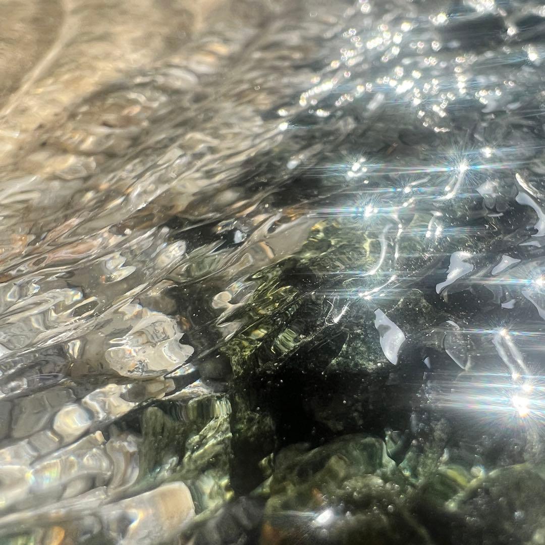 【レジンアート】波紋アート／せせらぎ／20cmスクエア／枠なし