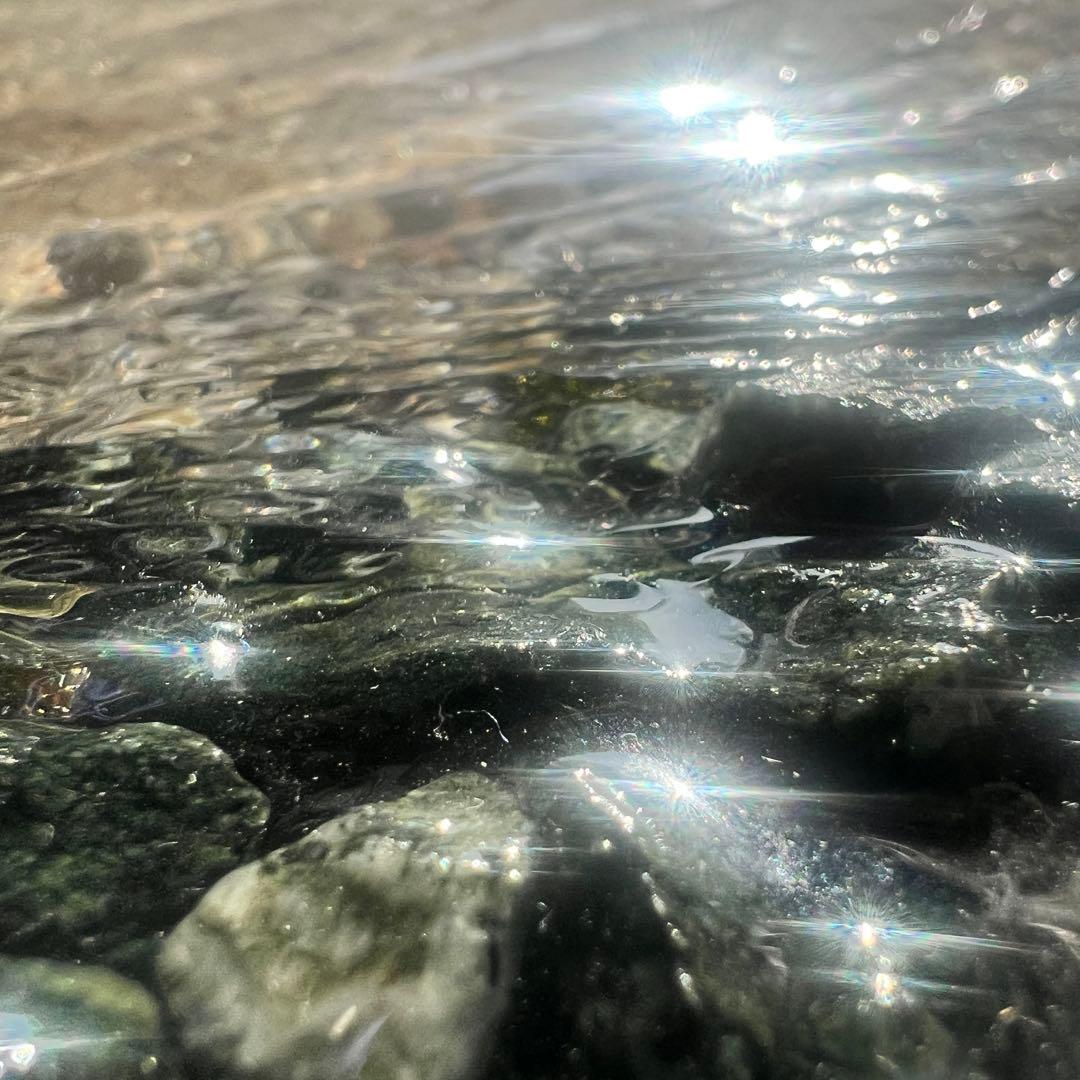 【レジンアート】波紋アート／せせらぎ／20cmスクエア／枠なし