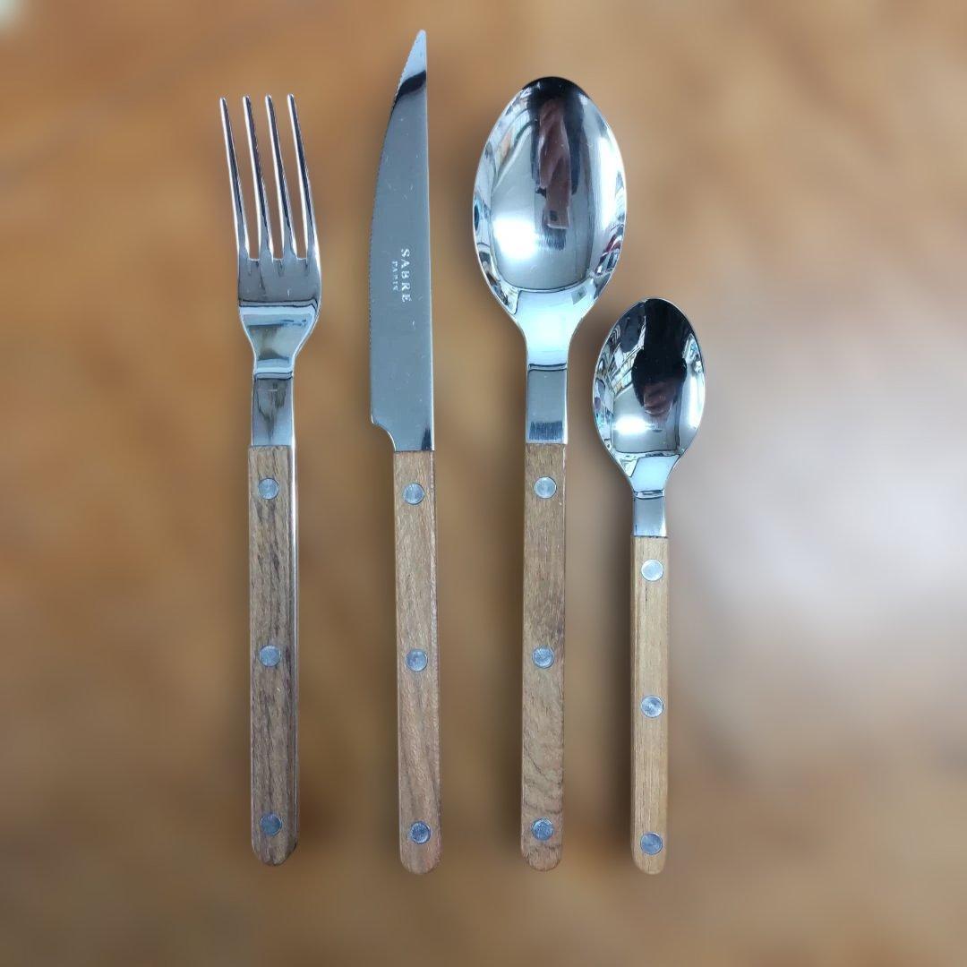 未使用品　サーブルSABRE カトラリー４本セット　フランス製