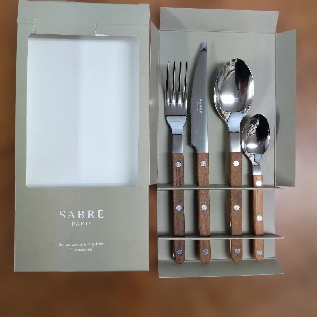 未使用品　サーブルSABRE カトラリー４本セット　フランス製
