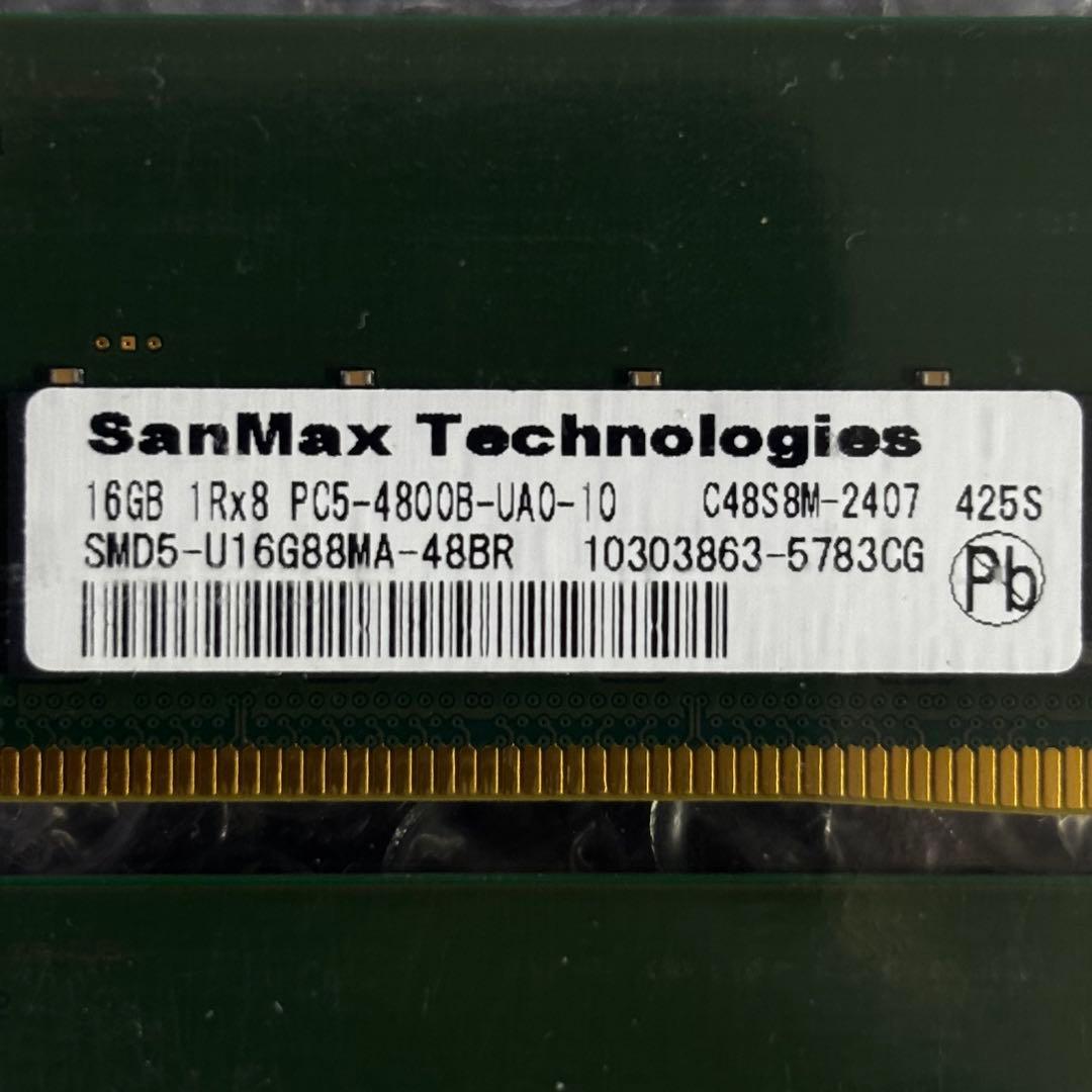 メモリ32GB(16GBx2)SanMaxDDR5 サンマックス