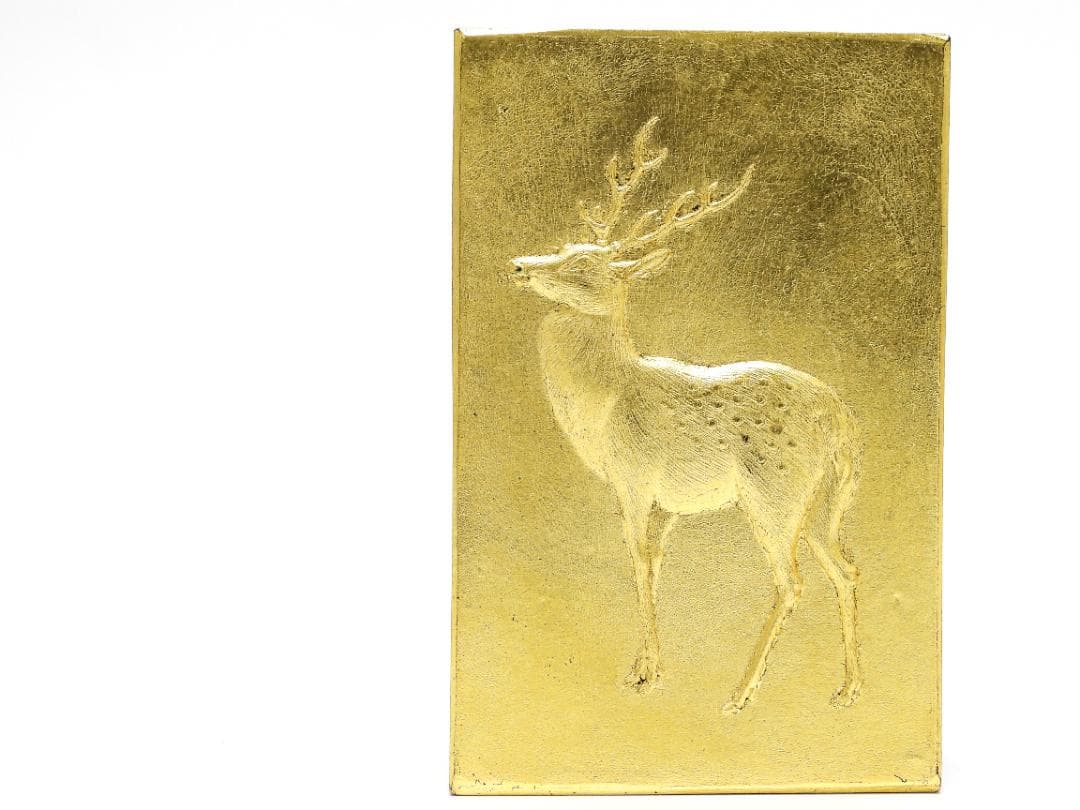 古墨 玄林堂 勲綬墨匠 羽紫玄春作/高級菜種油煙 金鹿墨 昭和五十二年寒中造