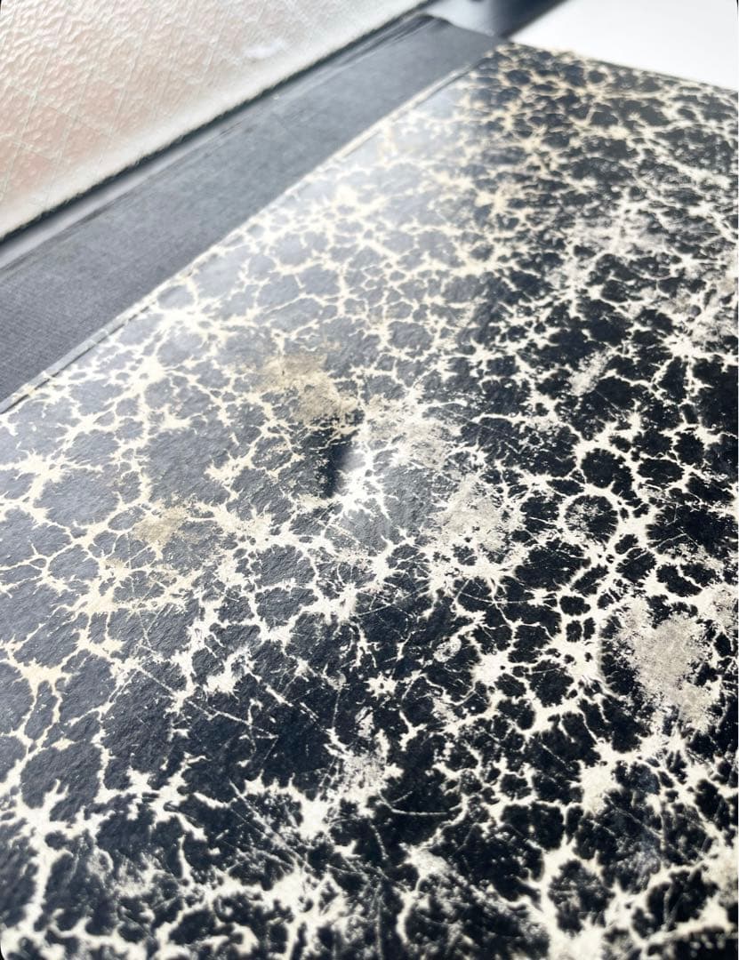 フランス製　抽象　点字の本　珍品　アンティーク　オブジェ　立体