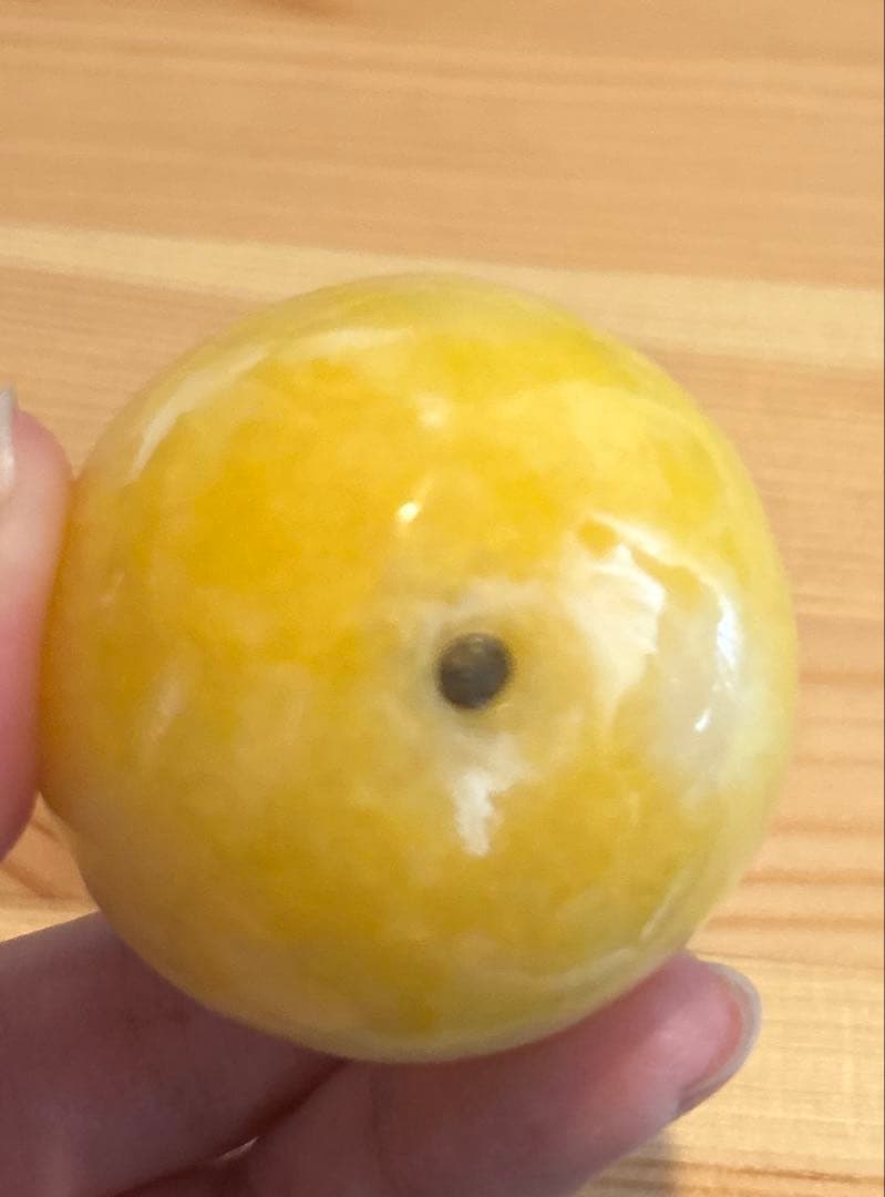 天然石　ヴィンテージ　オブジェ　置物　ペーパーウェイト　フルーツ　果物